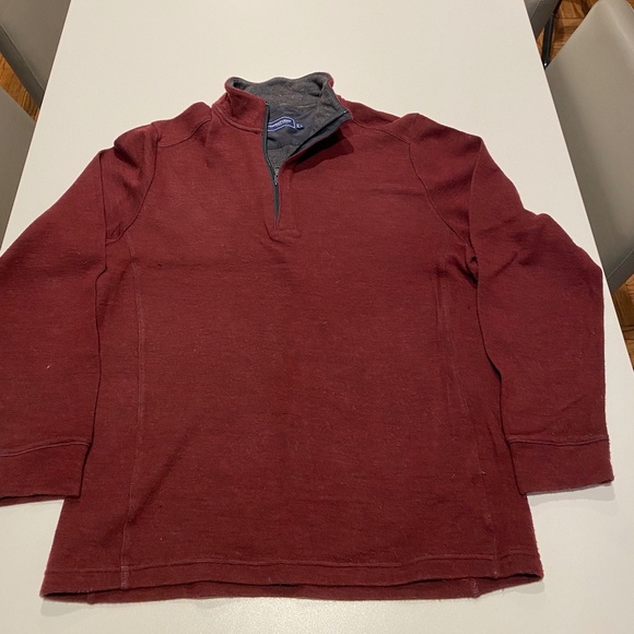 Vineyard Vines Sagamore Wool Quarter Zip - Picture 1 of 4